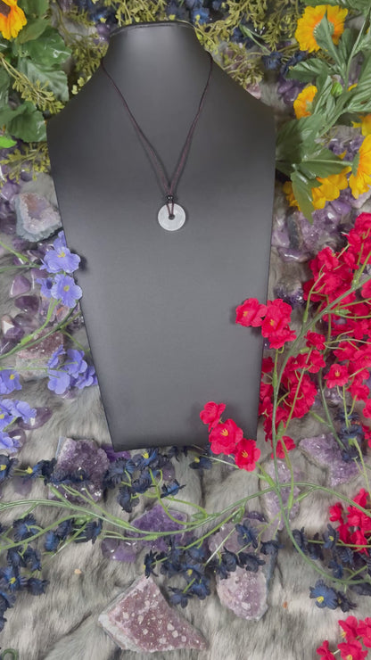 Clear Quartz Eternal Circle Necklace