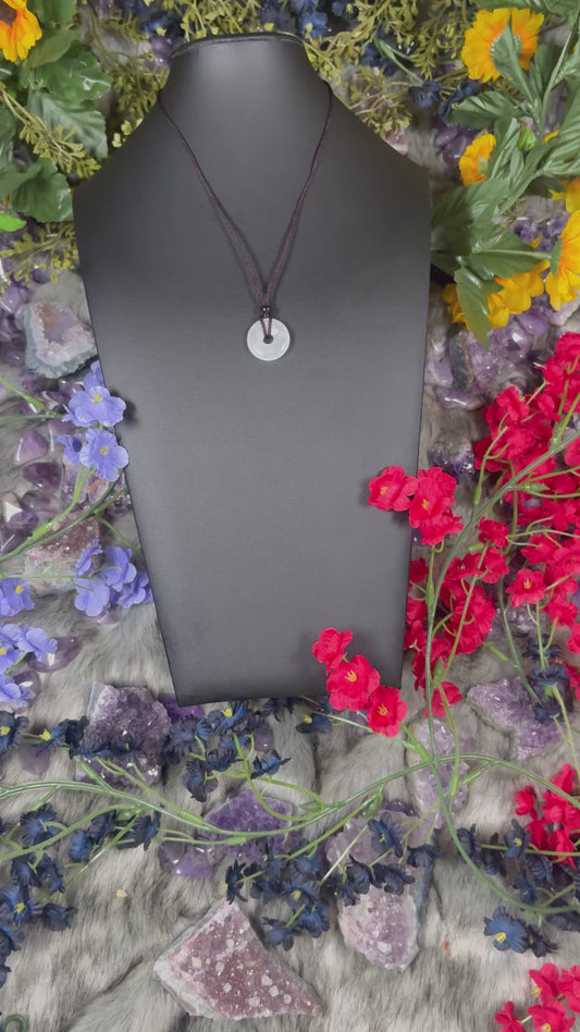Clear Quartz Eternal Circle Necklace