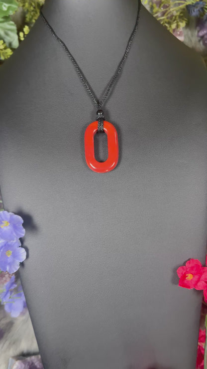 Red Jasper Portal Of Manifestation Crystal Necklace